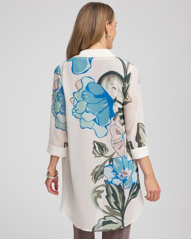 Travelers Artisanal Chiffon Tunic - image 3
